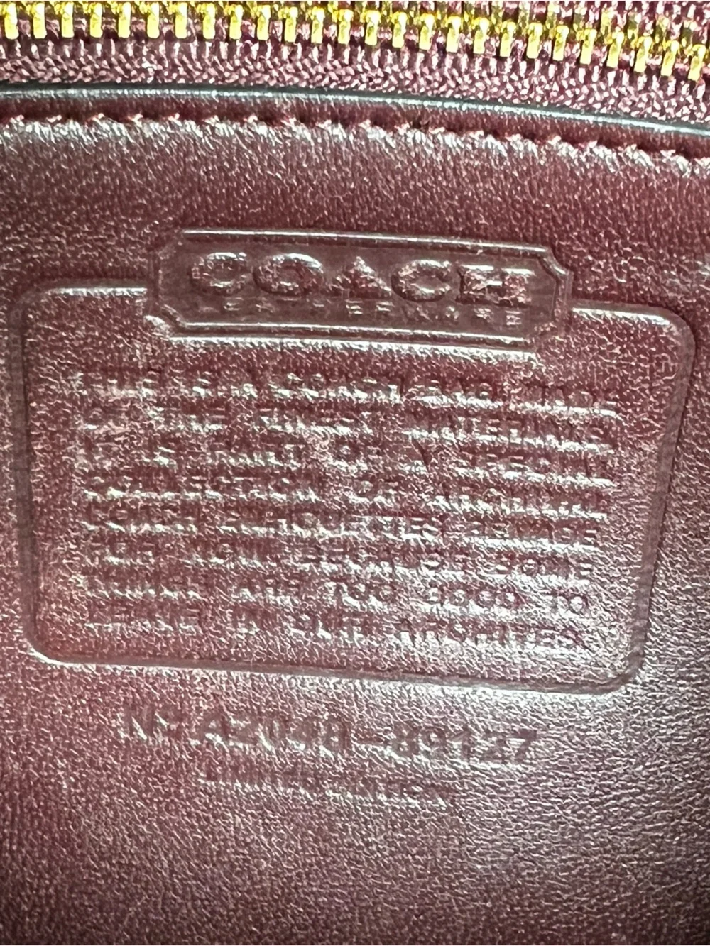 Coach Rambler's Legacy Bag in black glovetanned leather with brass hardware - Picture 9 of 9